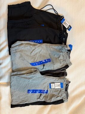 Puma Men’s' Black and Gray Joggers + Socks Pack